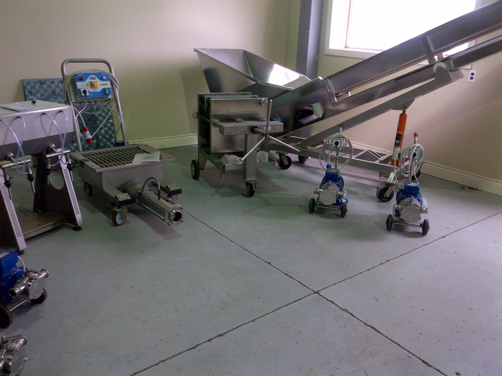 We have a full range of wine making equipment such as pumps, tanks, conveyors and pumice augers